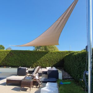 4m Right Angle Triangle Sail Shade