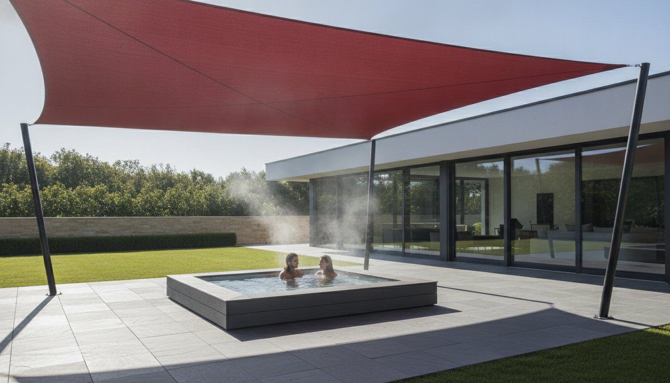 Designing the Perfect Sail shade for Hot Tub Areas in 2026