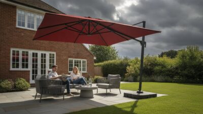 Heavy Duty Patio Umbrellas: The 2026 British Guide to Durable Shading