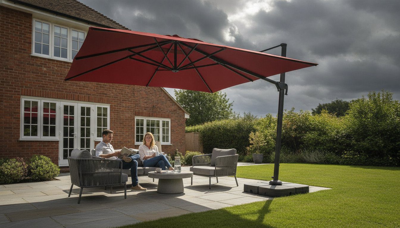 Heavy Duty Patio Umbrellas: The 2026 British Guide to Durable Shading