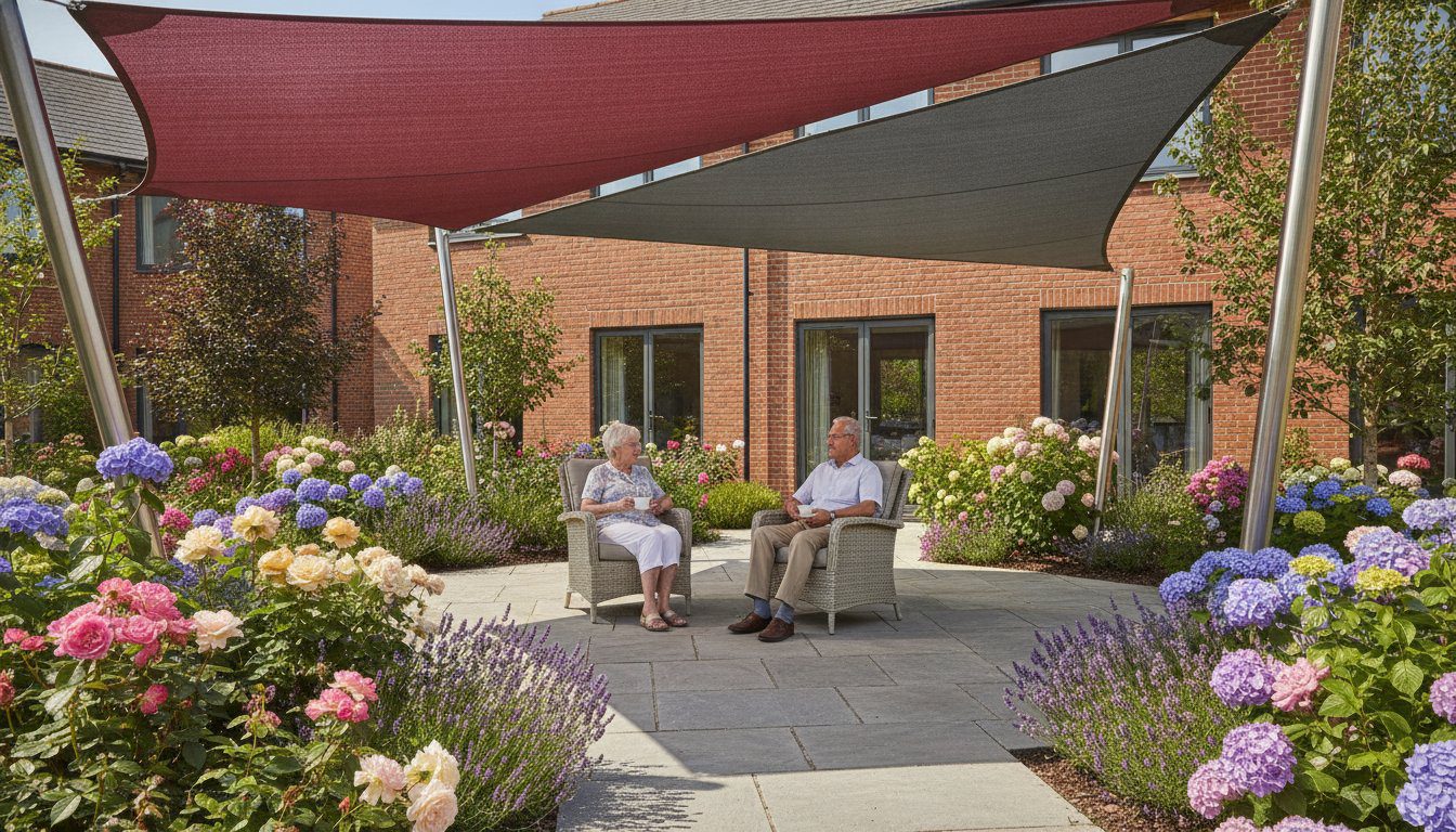 Care Home Garden Shade Solutions: Enhancing Resident Wellbeing and Safety