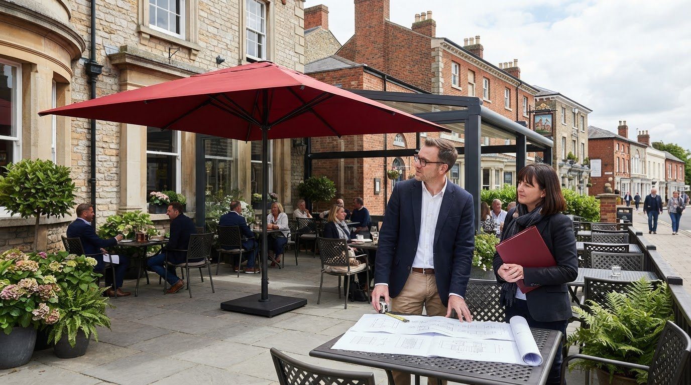 Planning Permission for Commercial Umbrellas UK: What Businesses Need to Know