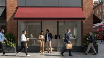 Commercial Awnings for UK Shops: 2026 Business Guide