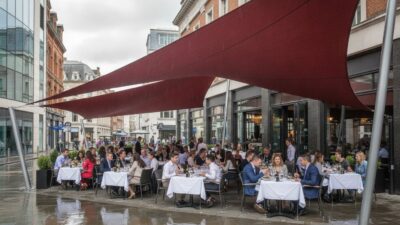 Commercial Outdoor Shading: 2026 ROI Guide for UK Firms