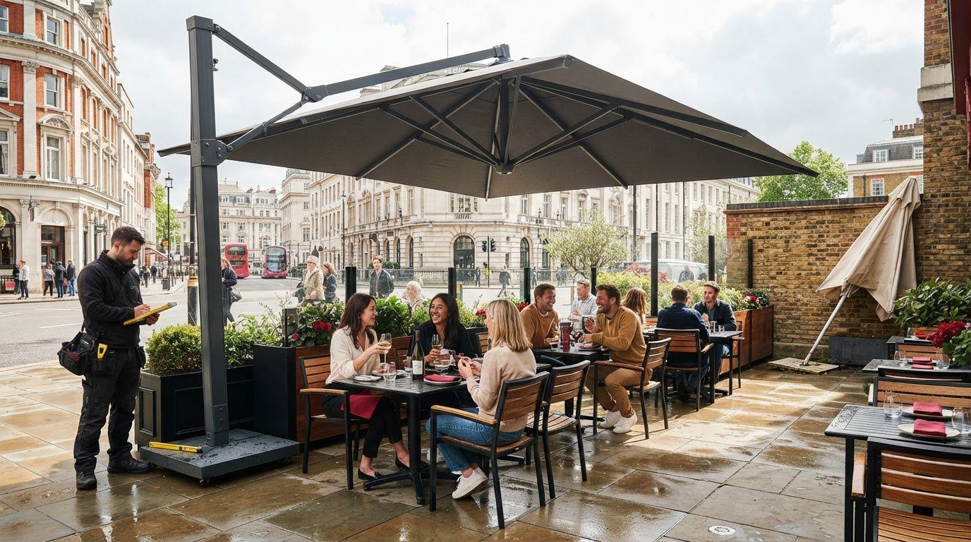 Commercial Umbrella Price Guide: 2026 UK Costs and Investment ROI