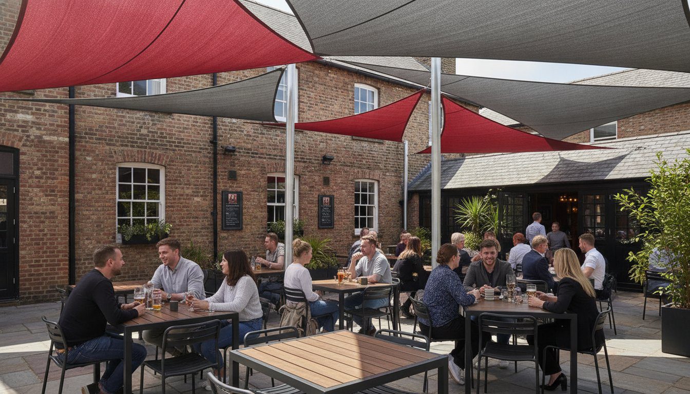 Pub Garden Shade Ideas UK: Transforming Outdoor Spaces into Year-Round Revenue