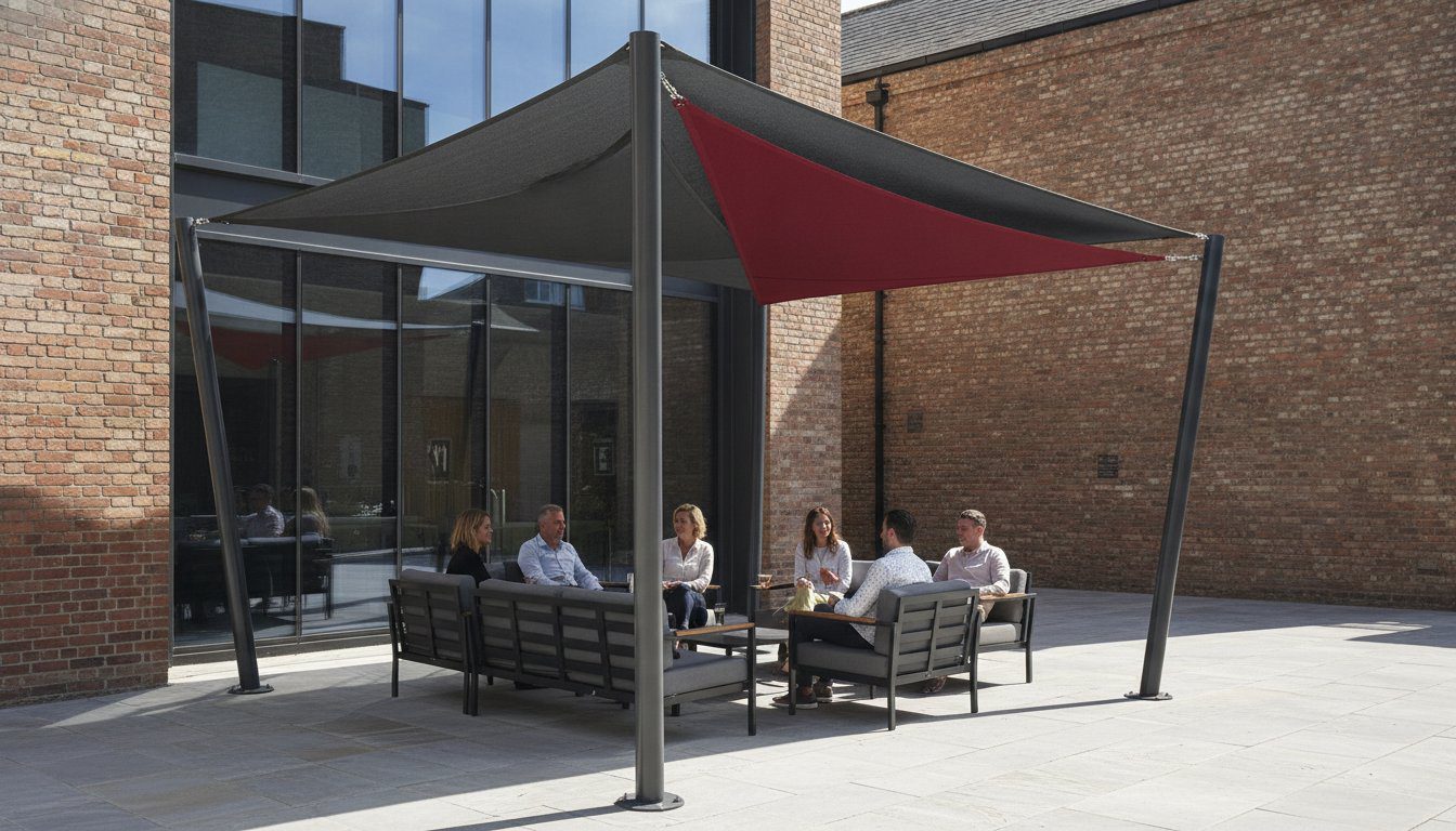 Stylish Smoking Shelter Solutions UK: Architectural Shading for Modern Venues