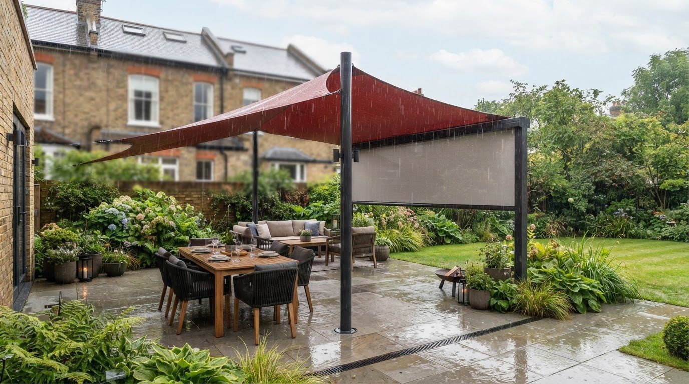 How to Make a Patio Usable in the Rain: Practical UK Ideas